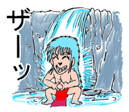 Humorous samurai sticker #8176855