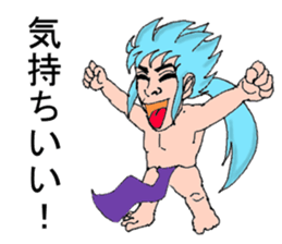 Humorous samurai sticker #8176856