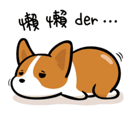 Corgi Dog KaKa - Daily Life sticker #8177391