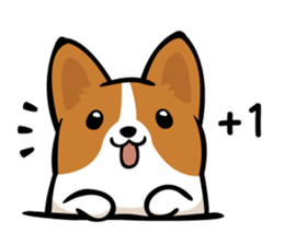Corgi Dog KaKa - Daily Life sticker #8177397