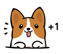 Corgi Dog KaKa - Daily Life sticker #8177397
