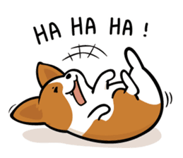 Corgi Dog KaKa - Daily Life sticker #8177403