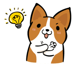 Corgi Dog KaKa - Daily Life sticker #8177410
