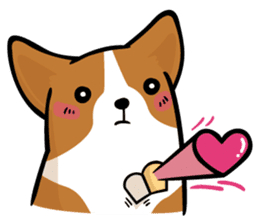 Corgi Dog KaKa - Daily Life sticker #8177420