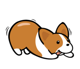 Corgi Dog KaKa - Daily Life sticker #8177425