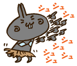 Wanna go Hawaii!rabbits sticker #8177541