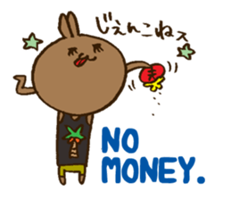 Wanna go Hawaii!rabbits sticker #8177543