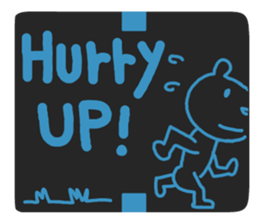 Polar Bear to speak English sticker #8177675