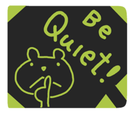 Polar Bear to speak English sticker #8177684