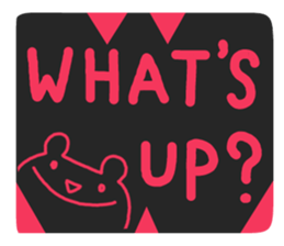 Polar Bear to speak English sticker #8177690