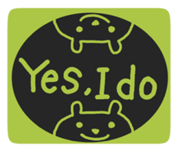 Polar Bear to speak English sticker #8177704