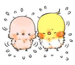 Okame-kun & pink-chan Vol.3 sticker #8179134