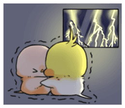 Okame-kun & pink-chan Vol.3 sticker #8179137