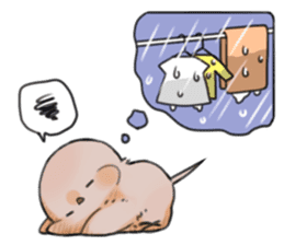 Okame-kun & pink-chan Vol.3 sticker #8179141