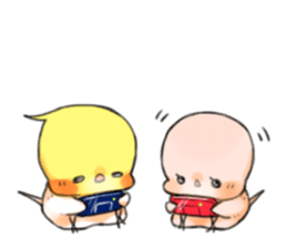 Okame-kun & pink-chan Vol.3 sticker #8179155