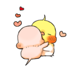 Okame-kun & pink-chan Vol.3 sticker #8179162