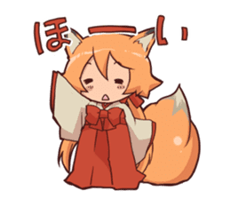 kitsunemiko3 sticker #8179414