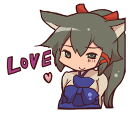 kitsunemiko3 sticker #8179431