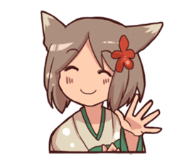 kitsunemiko3 sticker #8179437