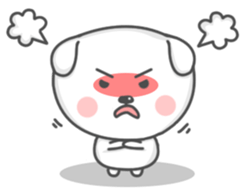Mallow the White Pup sticker #8179488