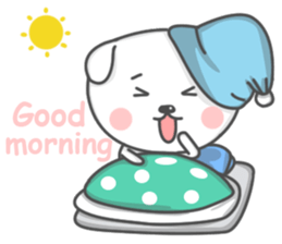 Mallow the White Pup sticker #8179497