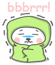 Mallow the White Pup sticker #8179498