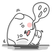 Mallow the White Pup sticker #8179501