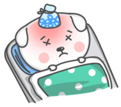 Mallow the White Pup sticker #8179505