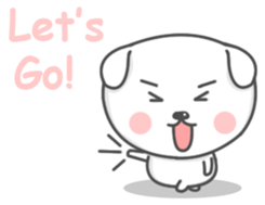 Mallow the White Pup sticker #8179507
