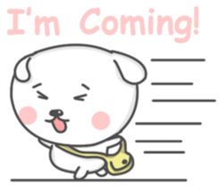 Mallow the White Pup sticker #8179508