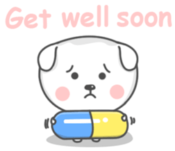 Mallow the White Pup sticker #8179510