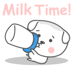 Mallow the White Pup sticker #8179523