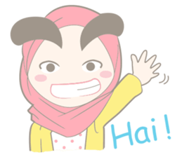 Alis Tebal Hijab Girl sticker #8180205