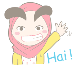 Alis Tebal Hijab Girl sticker #8180205
