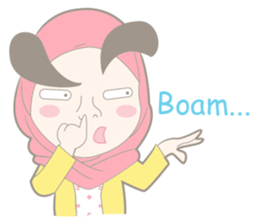 Alis Tebal Hijab Girl sticker #8180206