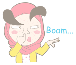 Alis Tebal Hijab Girl sticker #8180206