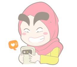 Alis Tebal Hijab Girl sticker #8180207