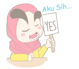 Alis Tebal Hijab Girl sticker #8180208
