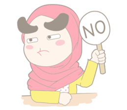 Alis Tebal Hijab Girl sticker #8180209