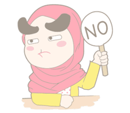 Alis Tebal Hijab Girl sticker #8180209