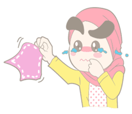 Alis Tebal Hijab Girl sticker #8180211