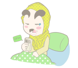Alis Tebal Hijab Girl sticker #8180213