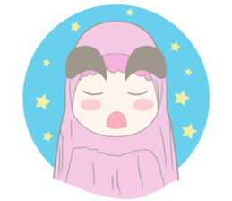 Alis Tebal Hijab Girl sticker #8180218