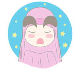 Alis Tebal Hijab Girl sticker #8180218