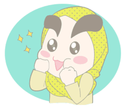 Alis Tebal Hijab Girl sticker #8180219