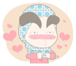 Alis Tebal Hijab Girl sticker #8180222