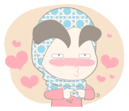 Alis Tebal Hijab Girl sticker #8180222