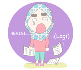 Alis Tebal Hijab Girl sticker #8180223