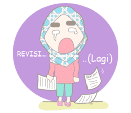 Alis Tebal Hijab Girl sticker #8180223