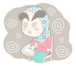 Alis Tebal Hijab Girl sticker #8180224